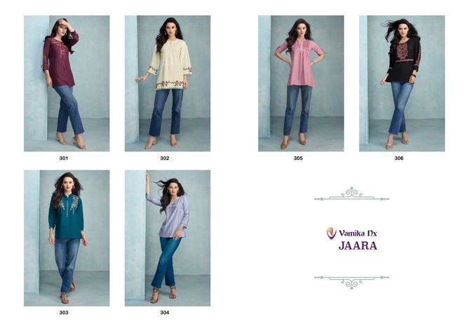 Jaara By Vamika 301-306 Western Ladies Top Catalog